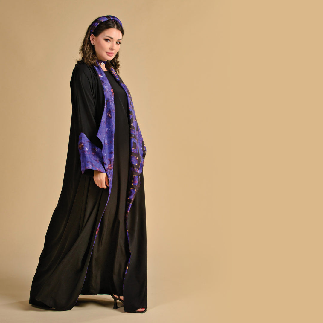 Numbers - Draped - Trim Art Abaya