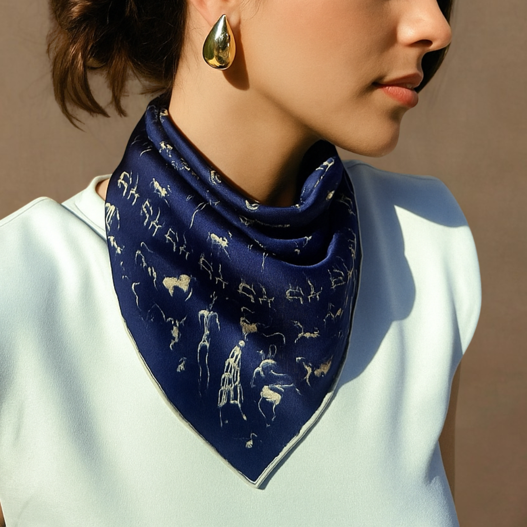 Dilmun Seals - Mini Scarf