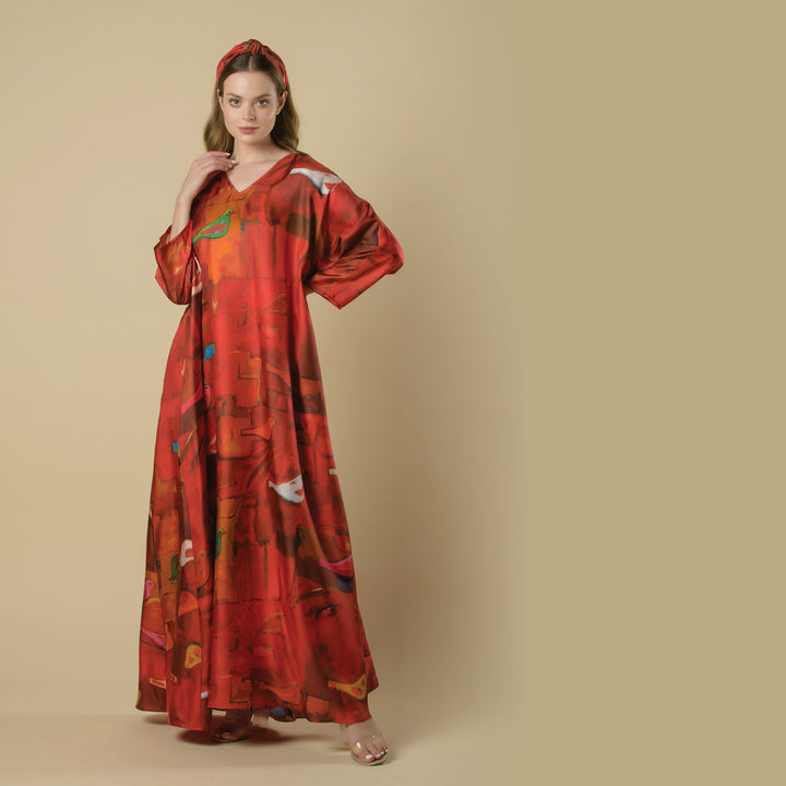 طير الحمام بلغ السلام - فستان الفن