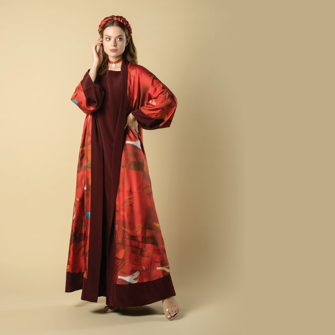 Messenger Dove - Signature Reversible Abaya