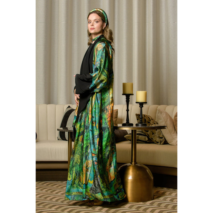 The Magic of Art & Pen - Draped Full Art Abaya