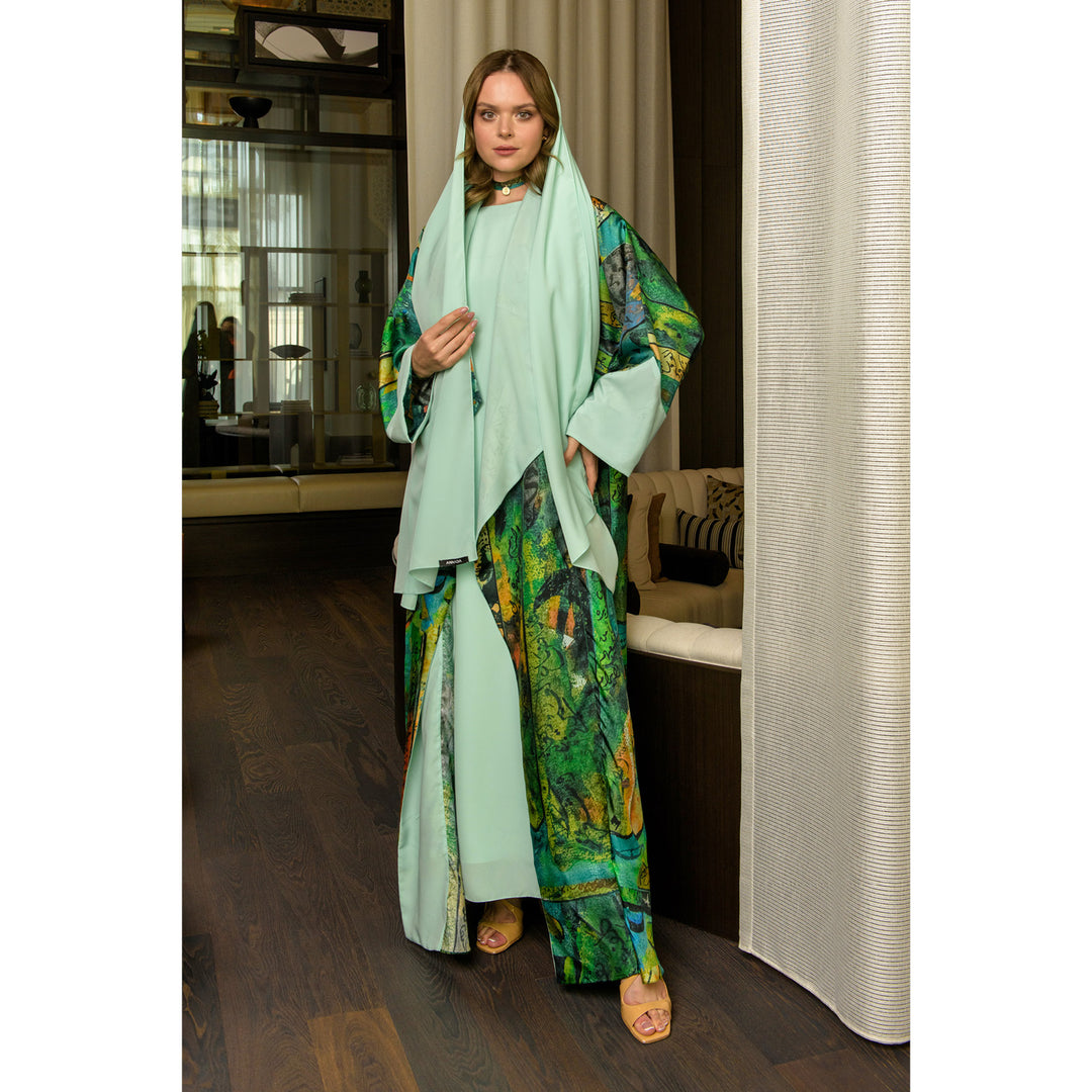 The Magic of Art & Pen - Draped Full Art Abaya