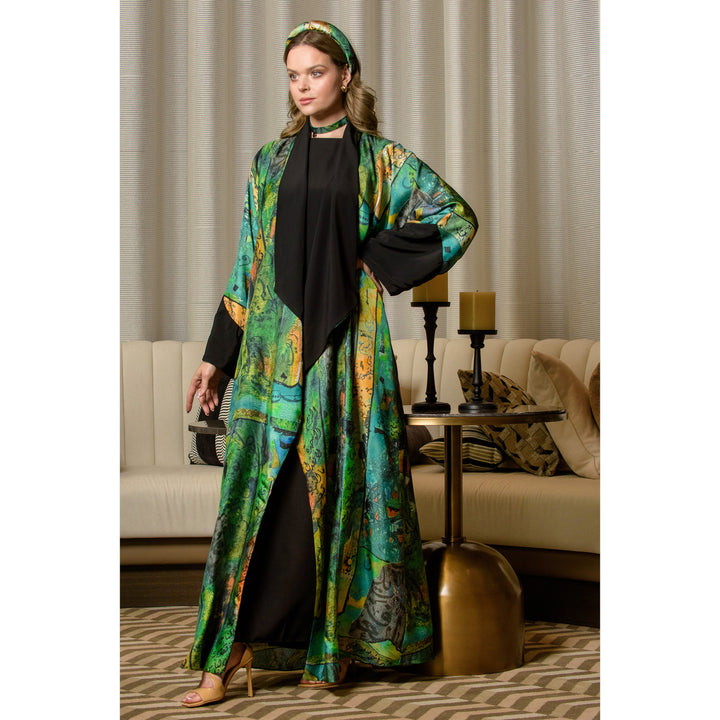The Magic of Art & Pen - Draped Full Art Abaya