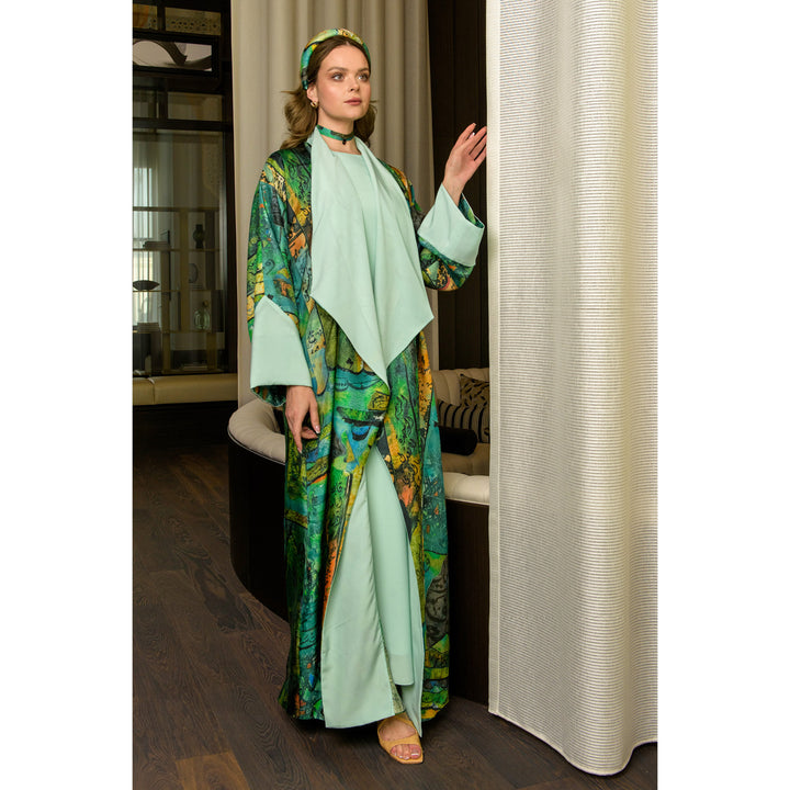 The Magic of Art & Pen - Draped Full Art Abaya