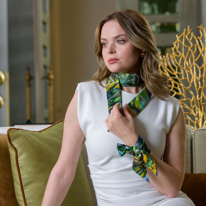 The Mother of A Million Palm Trees - Slim Scarf