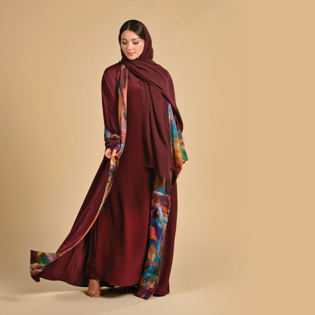 Winds of Love -  Draped - Trim Art Abaya