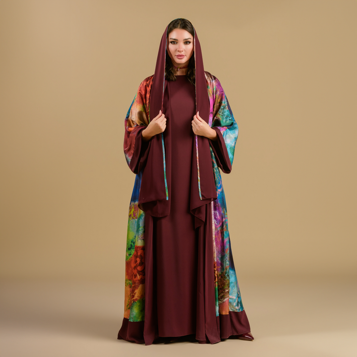 Ya Wardati, Ya Nediyya (My Dew-Kissed Rose) - Signature Reversible Abaya