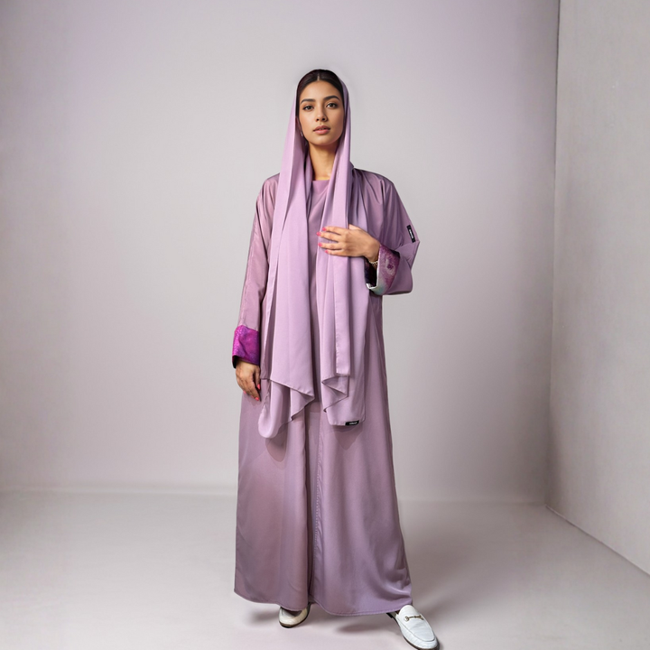 Touch of Art Abaya - Mauve