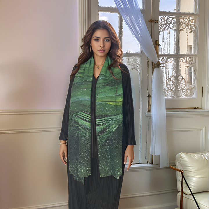 Nabeela's Rays - Long Scarf (Cashmere)