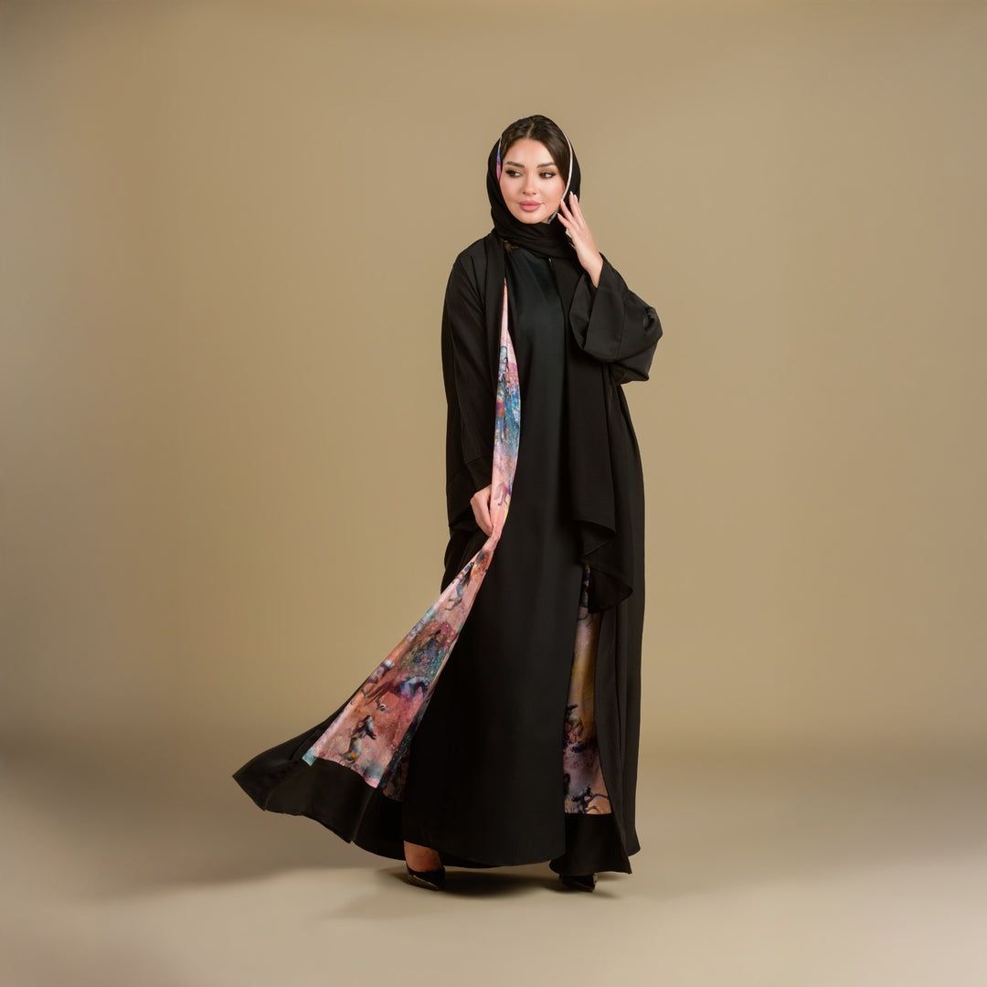 Horses & Night - Signature Reversible Abaya