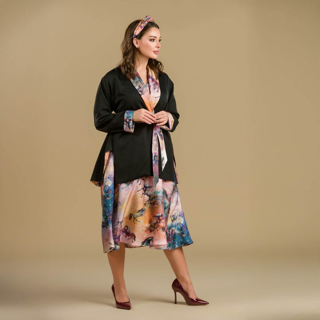 Horses & Night - Reversible Cardigan