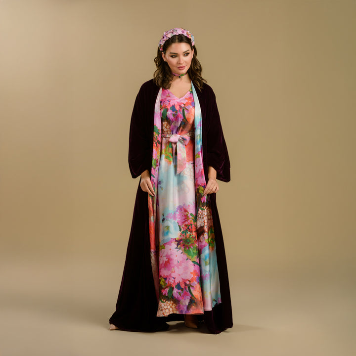 Pearls - Velvet Signature Reversible Abaya