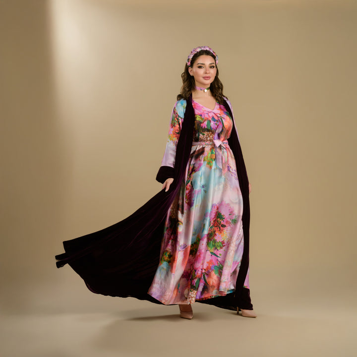 Pearls - Velvet Signature Reversible Abaya