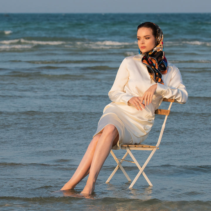 افتح يا سمسم - وشاح مربع