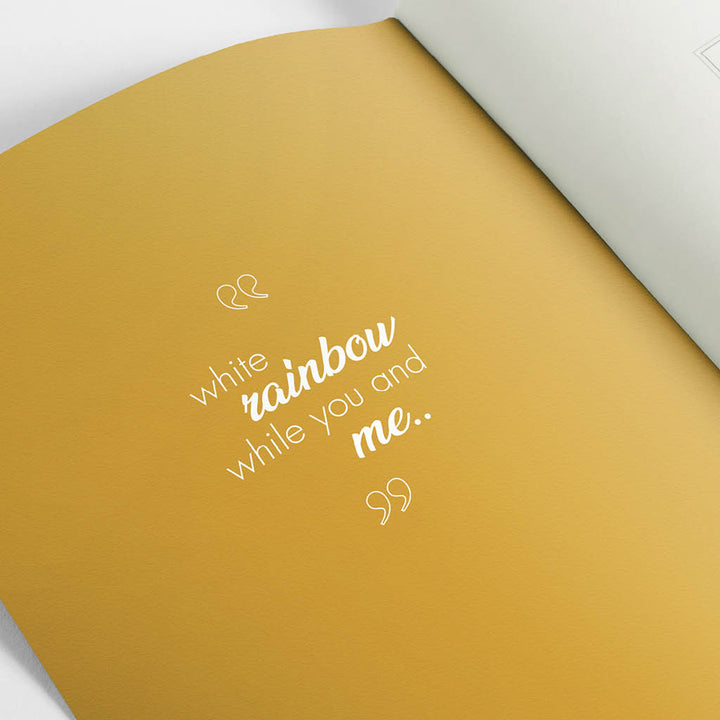White Rainbow - Notebook
