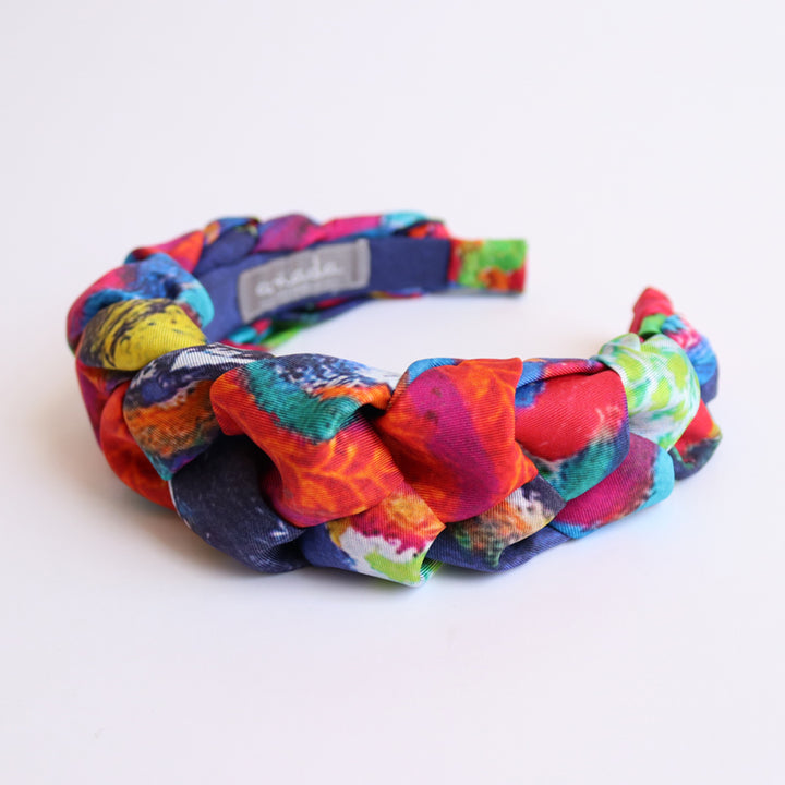 White Rainbow - Braided Headband